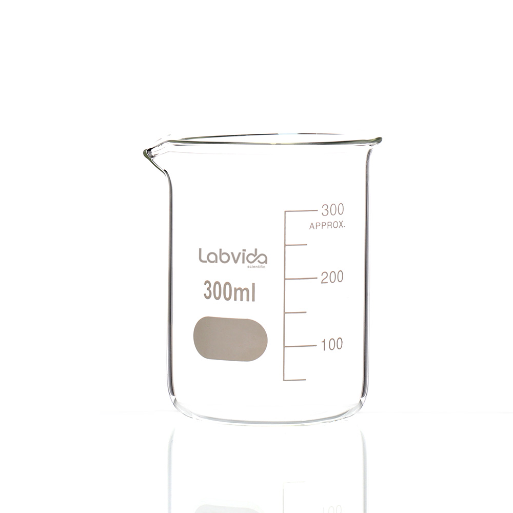 Labvida 12pcs Of Griffin Low Form Glass Beakers Vol300ml 33 Borosilicate With Printed 3456